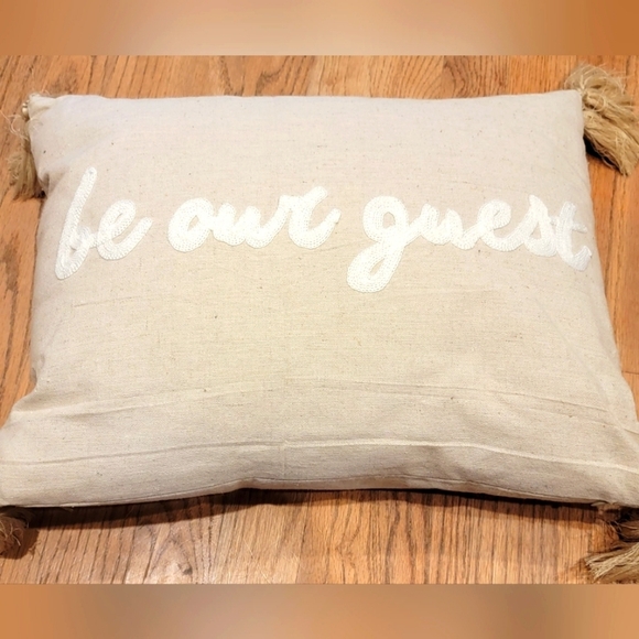 Be Our Guest throw pillows - Brand New - Picture 1 of 2